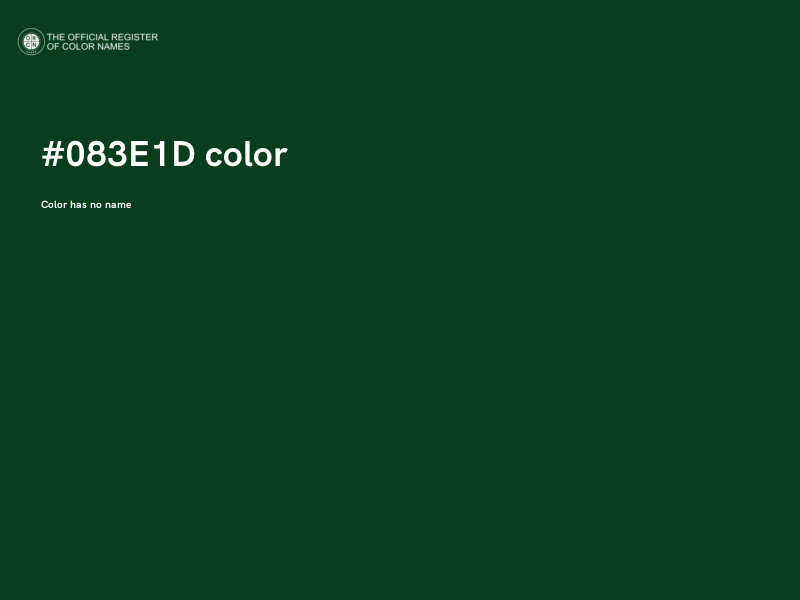 #083E1D color image