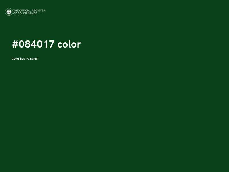 #084017 color image