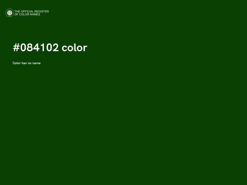 #084102 color image