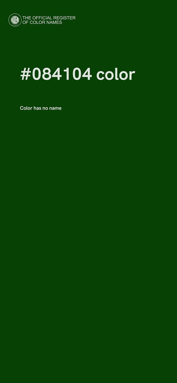 #084104 color image