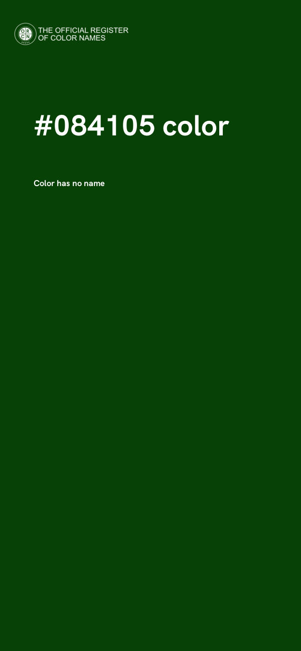 #084105 color image