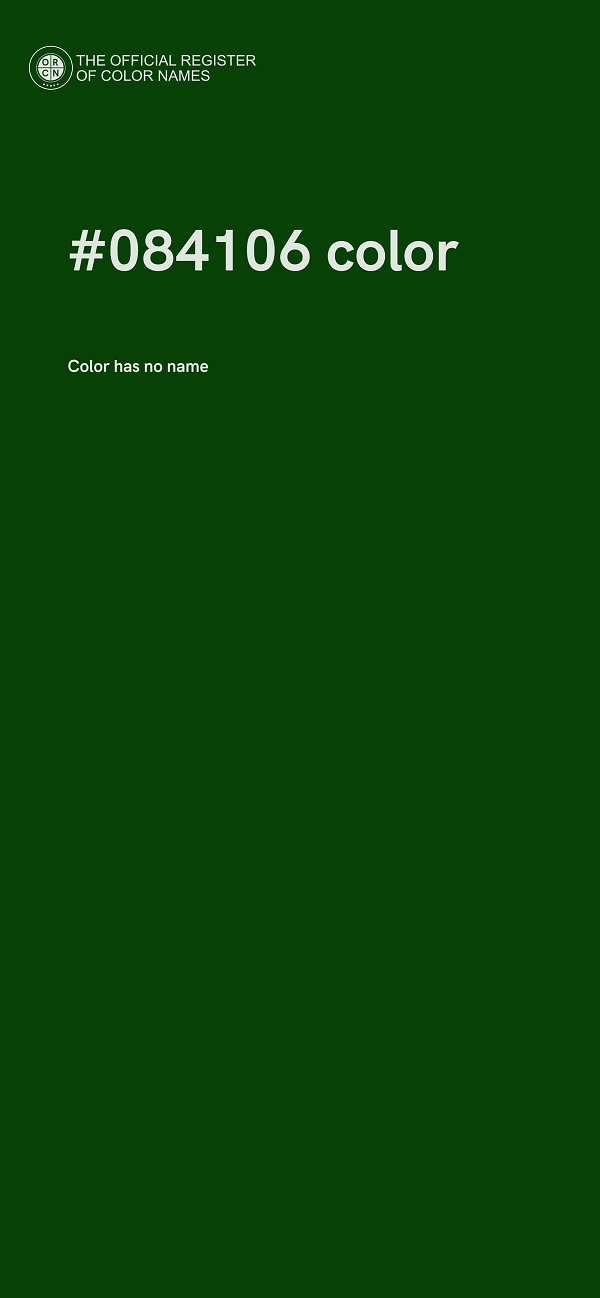 #084106 color image