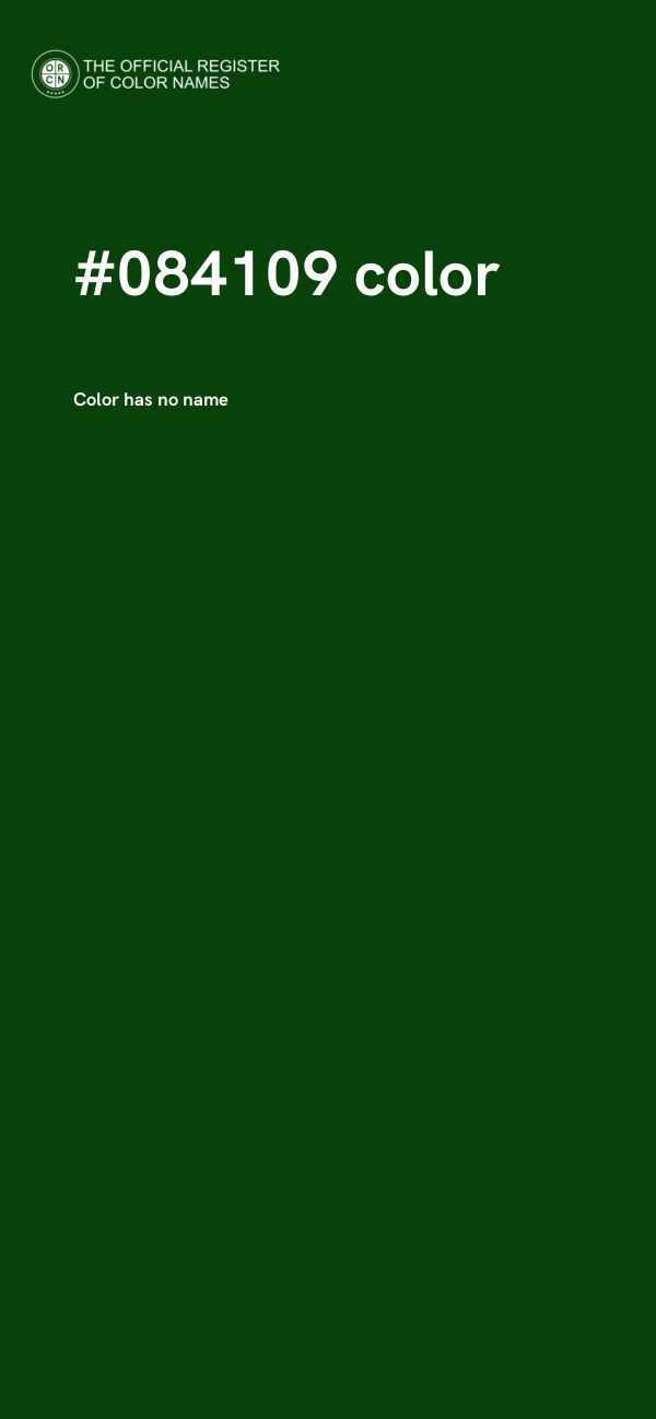 #084109 color image