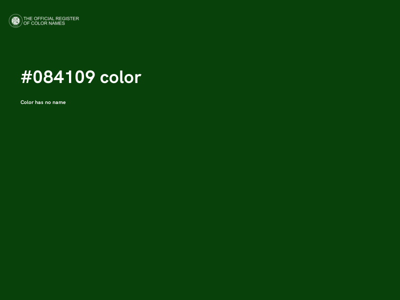 #084109 color image