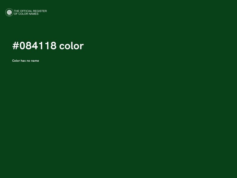 #084118 color image