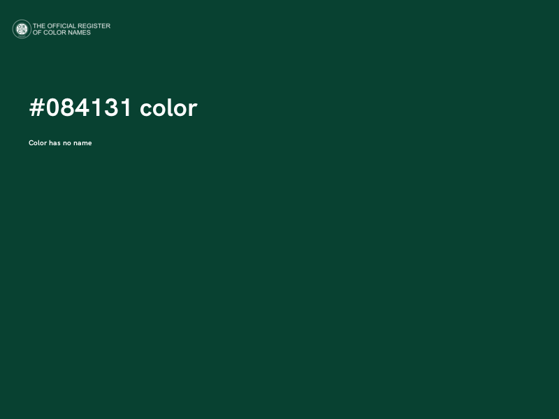 #084131 color image