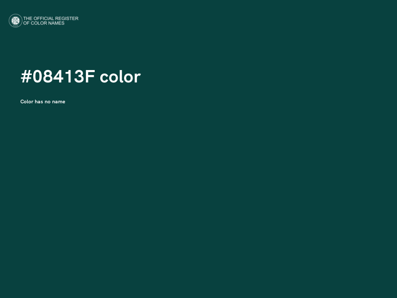 #08413F color image