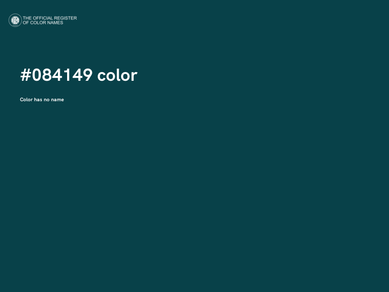 #084149 color image
