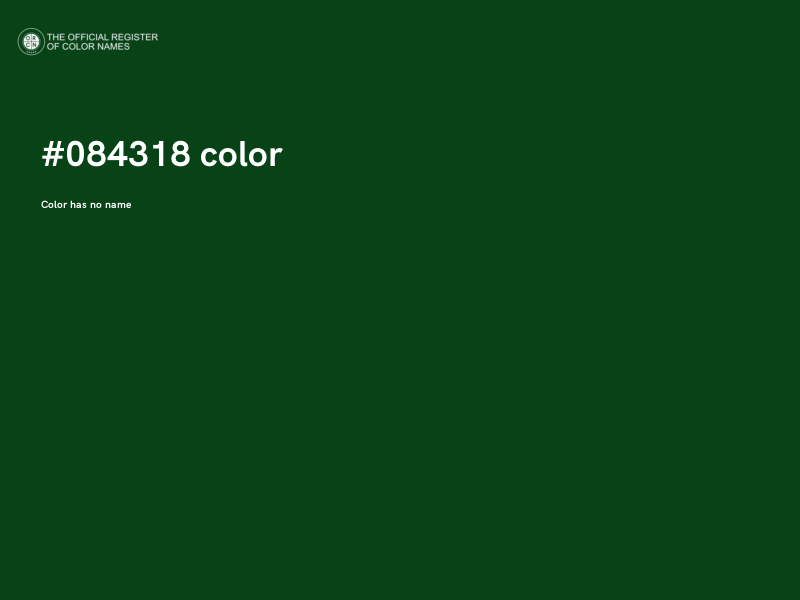 #084318 color image