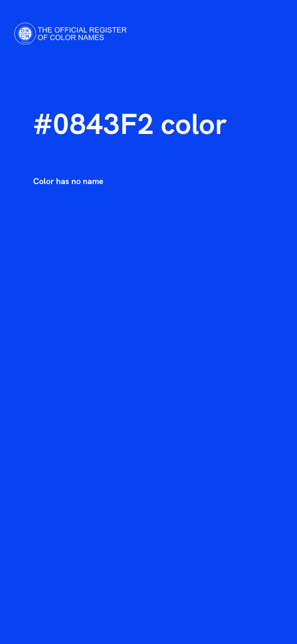 #0843F2 color image