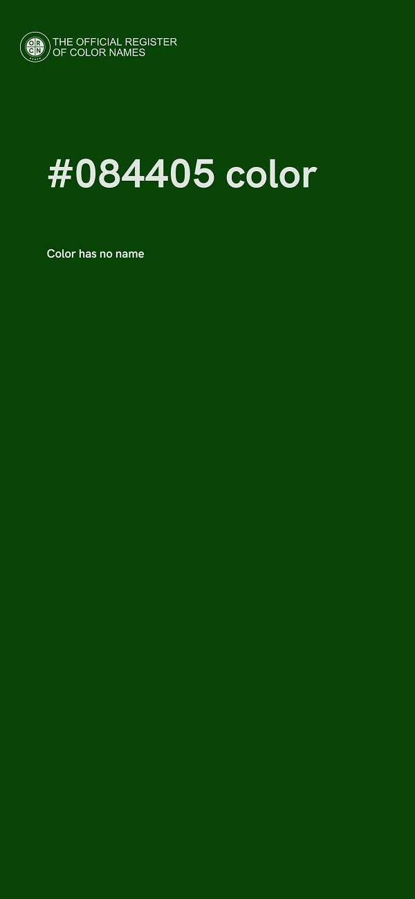 #084405 color image