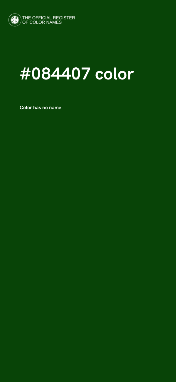 #084407 color image