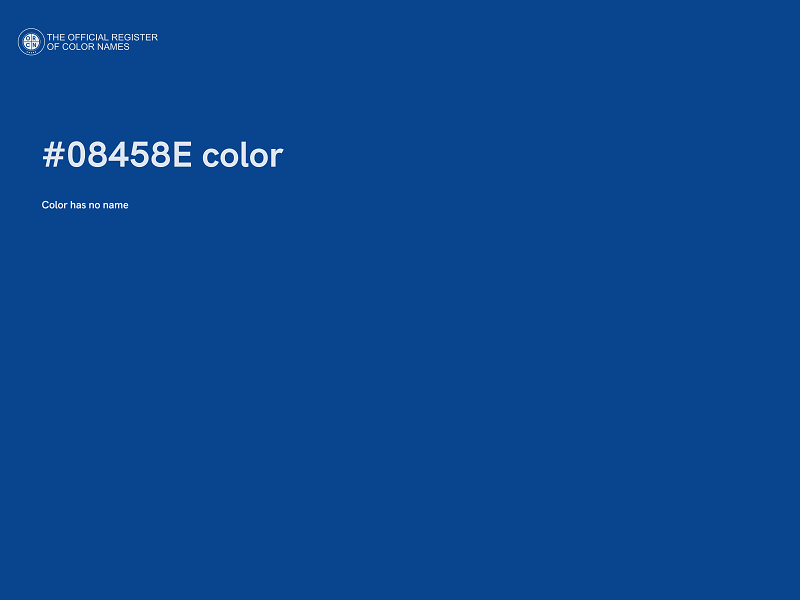#08458E color image