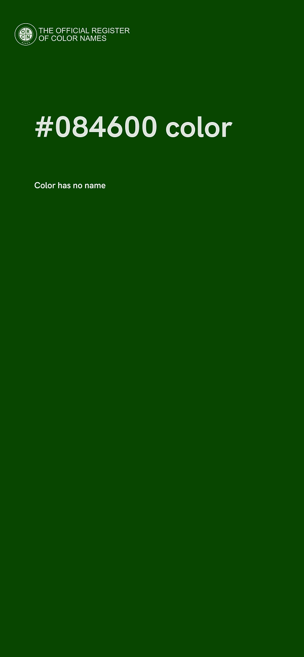 #084600 color image