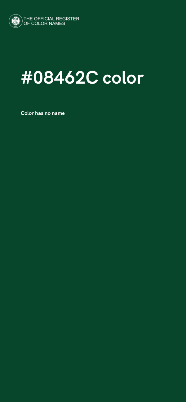 #08462C color image