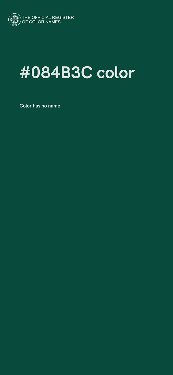 #084B3C color image