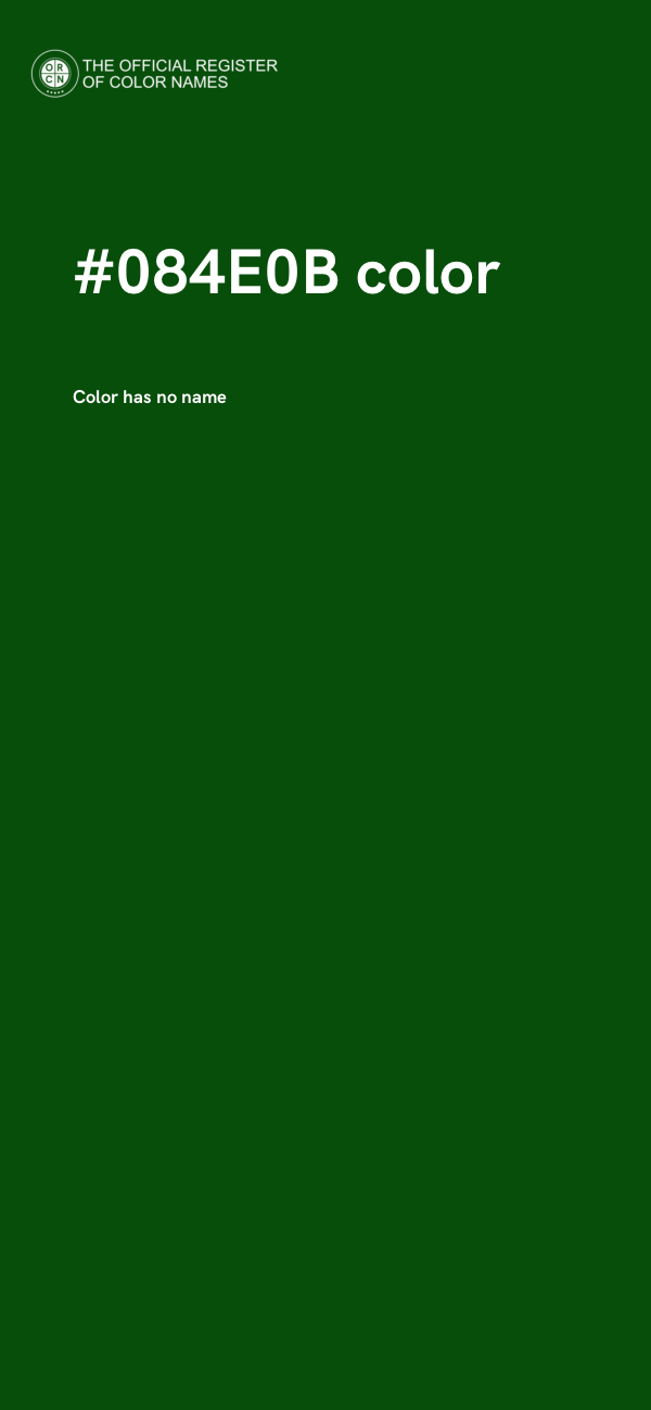 #084E0B color image