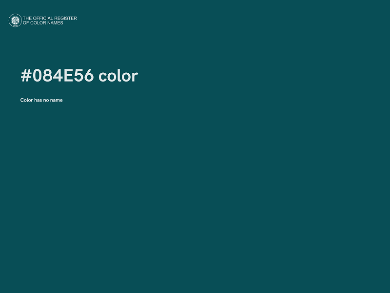 #084E56 color image