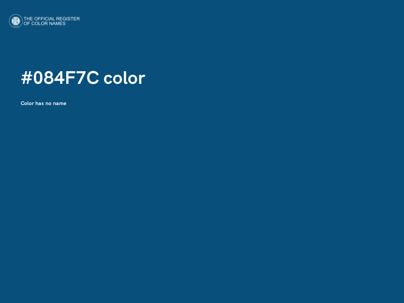 #084F7C color image