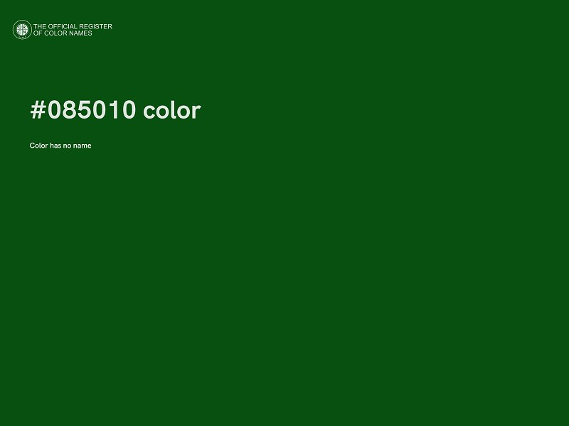 #085010 color image
