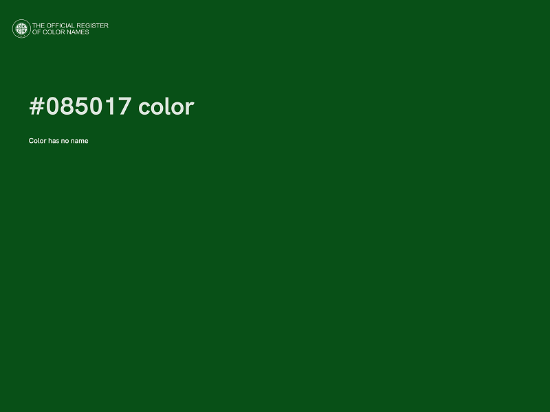 #085017 color image
