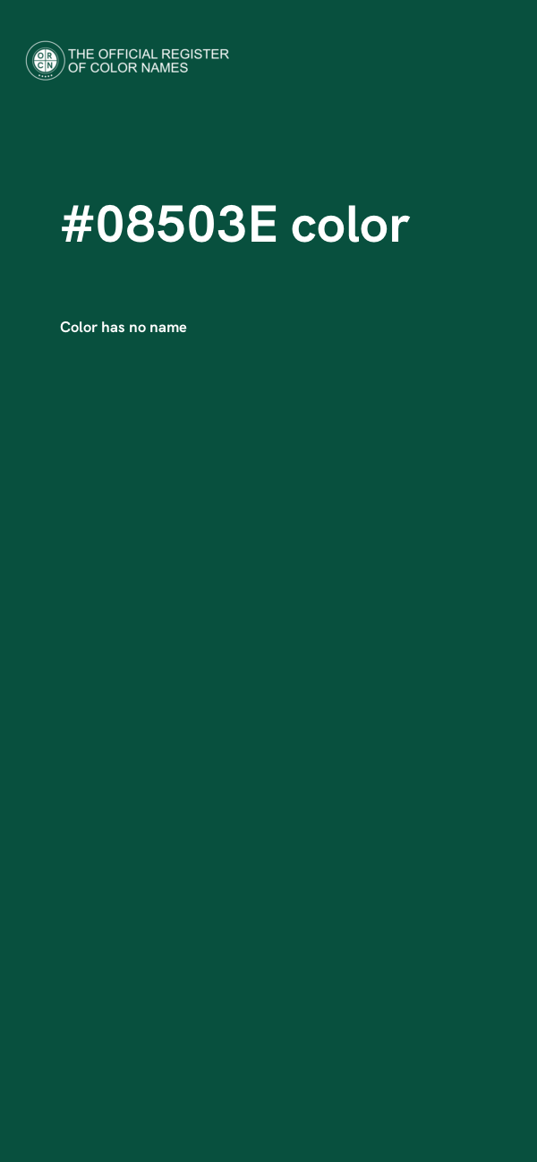 #08503E color image
