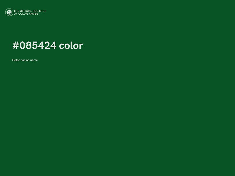 #085424 color image