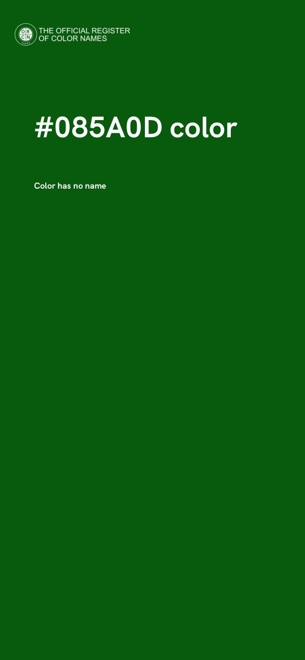 #085A0D color image