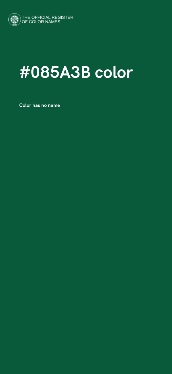 #085A3B color image