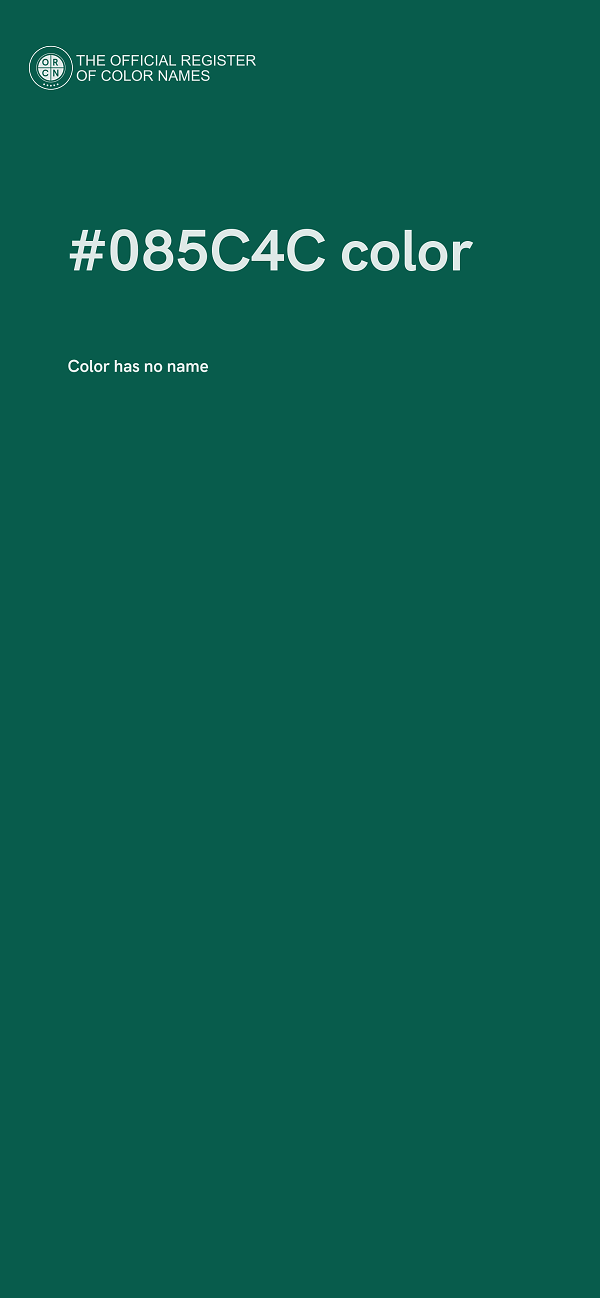 #085C4C color image