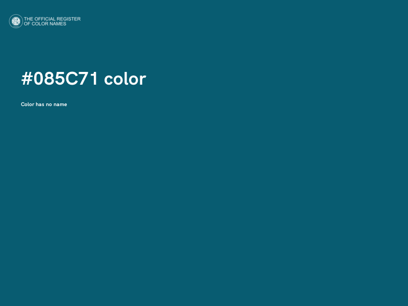#085C71 color image