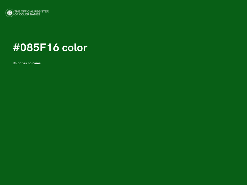 #085F16 color image