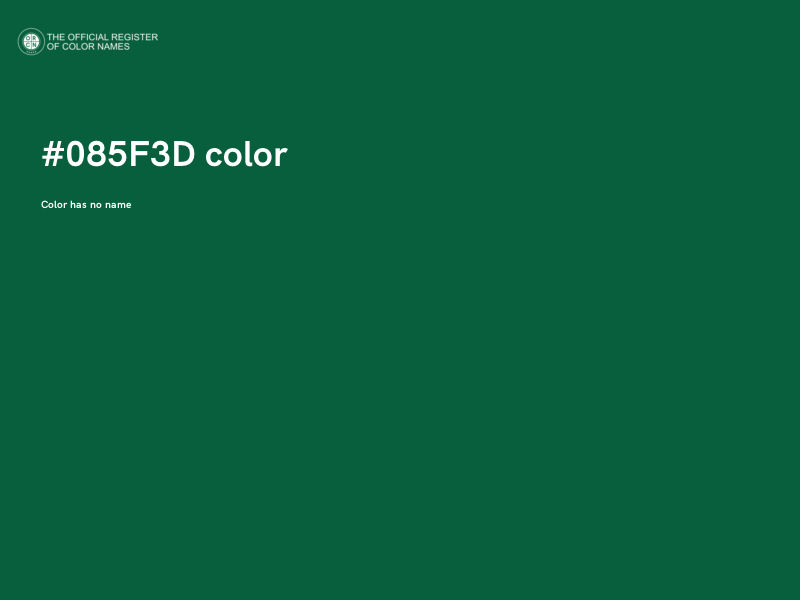 #085F3D color image