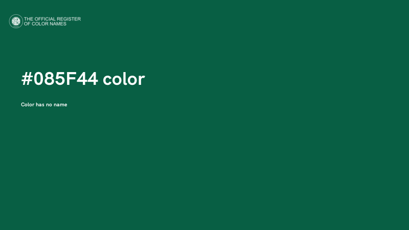 #085F44 color image