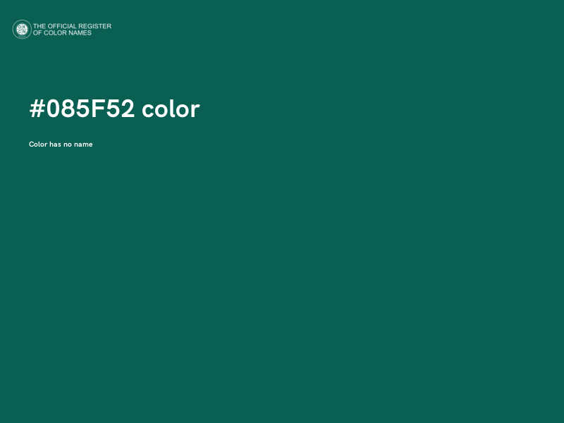 #085F52 color image