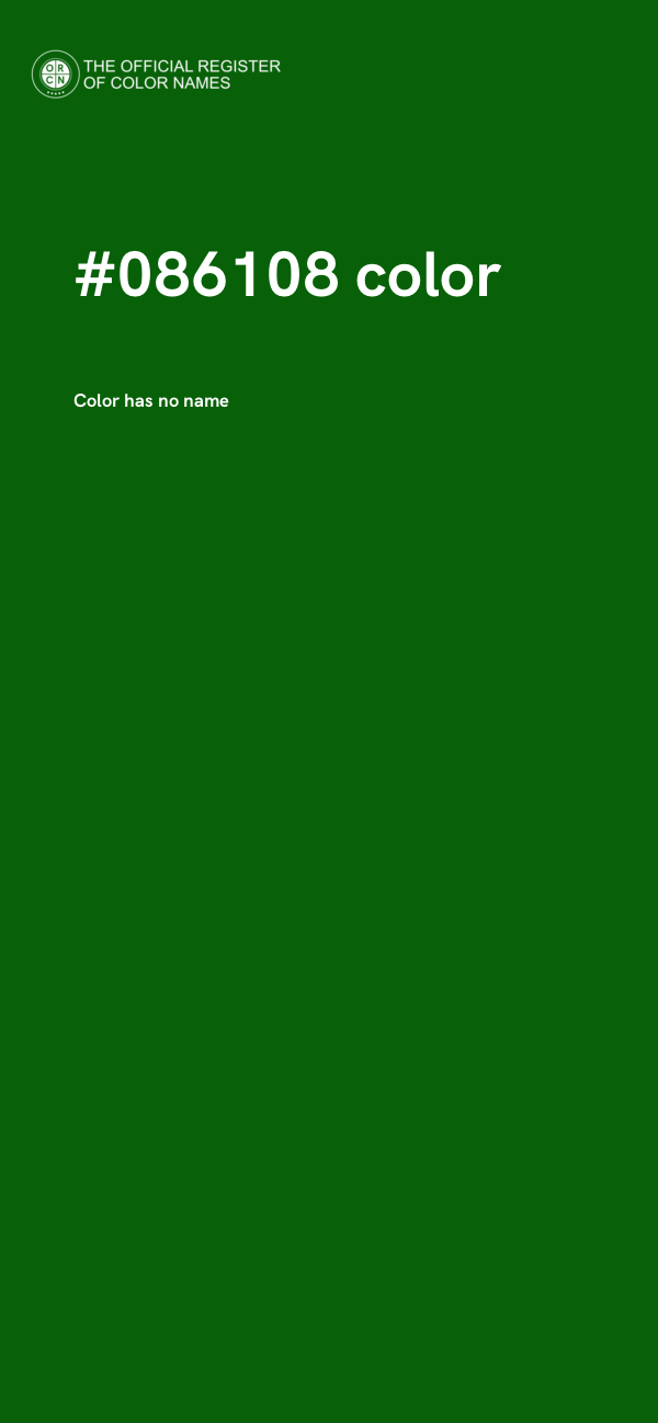 #086108 color image
