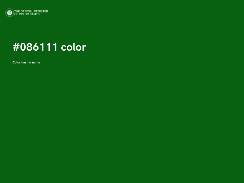 #086111 color image
