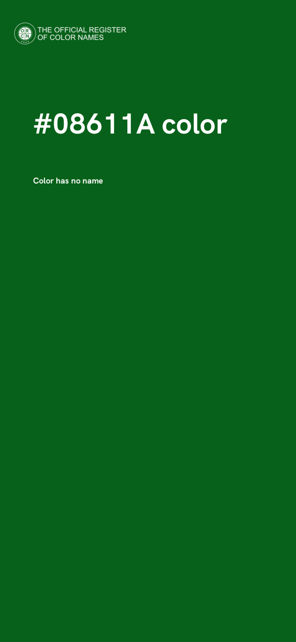 #08611A color image