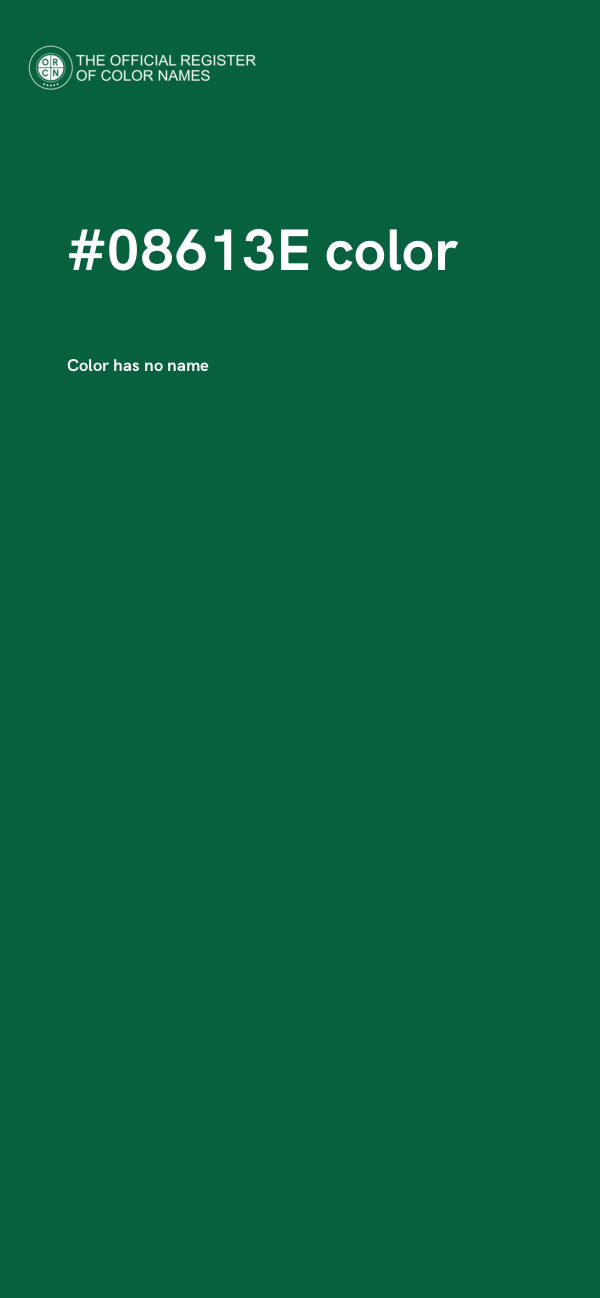 #08613E color image