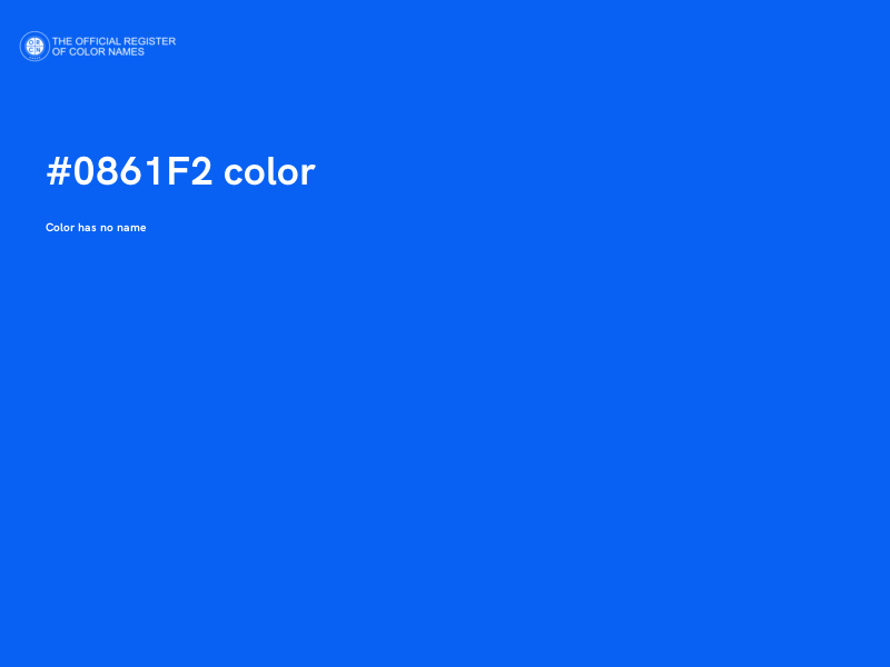 #0861F2 color image