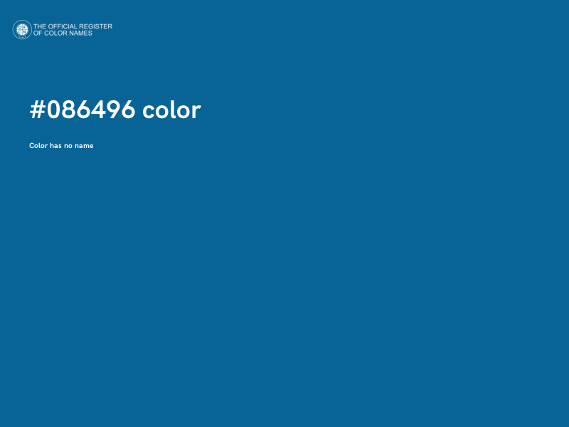 #086496 color image