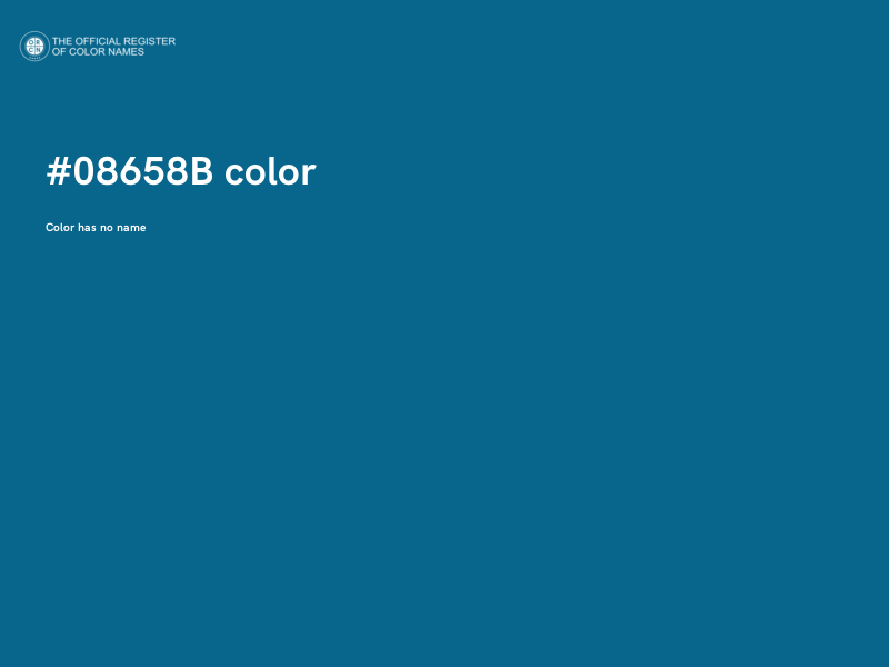 #08658B color image