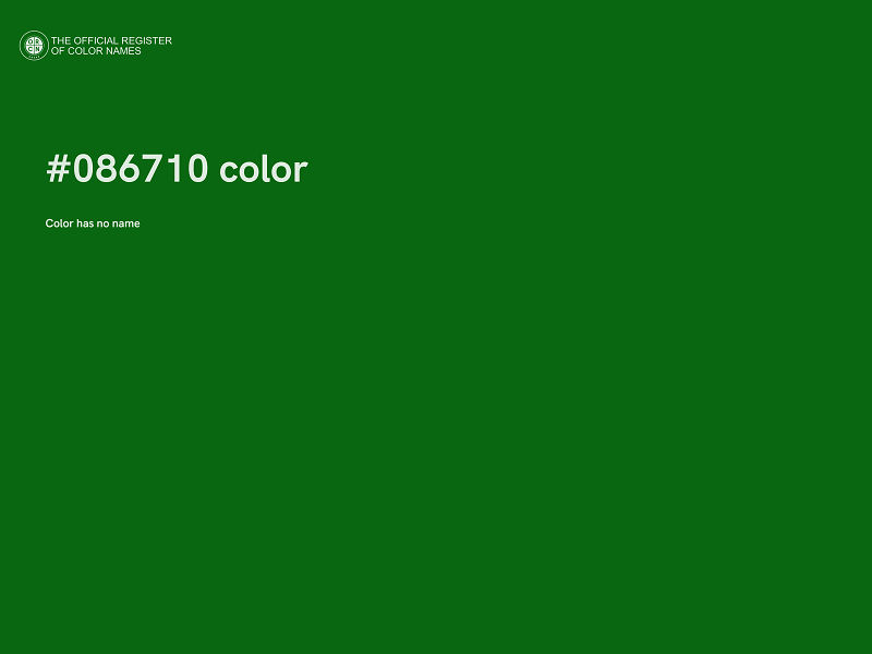 #086710 color image