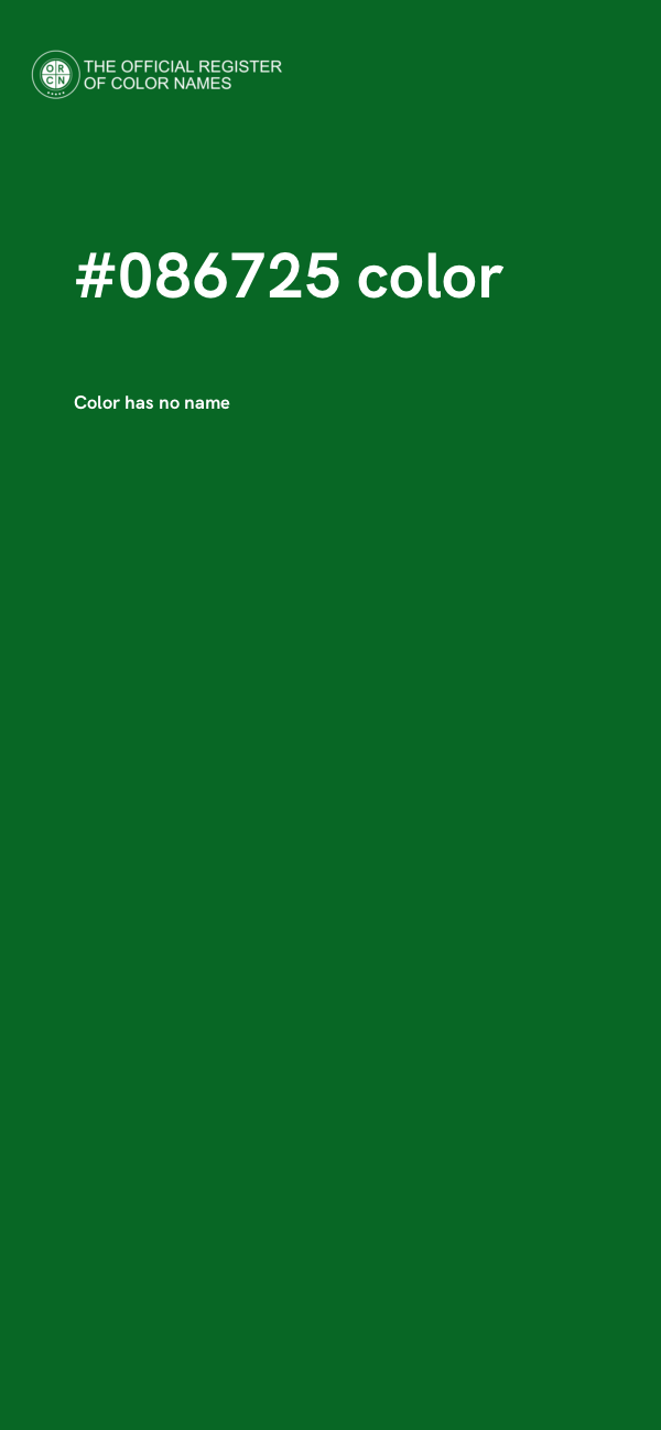 #086725 color image