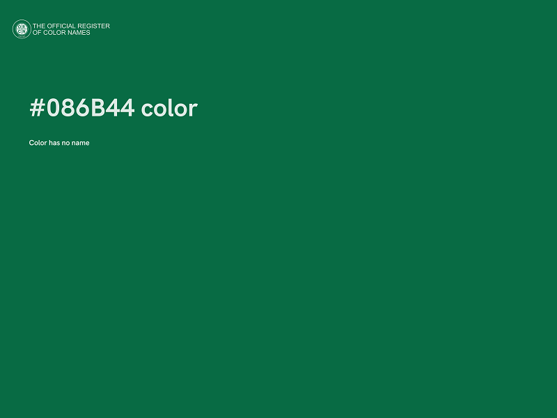 #086B44 color image