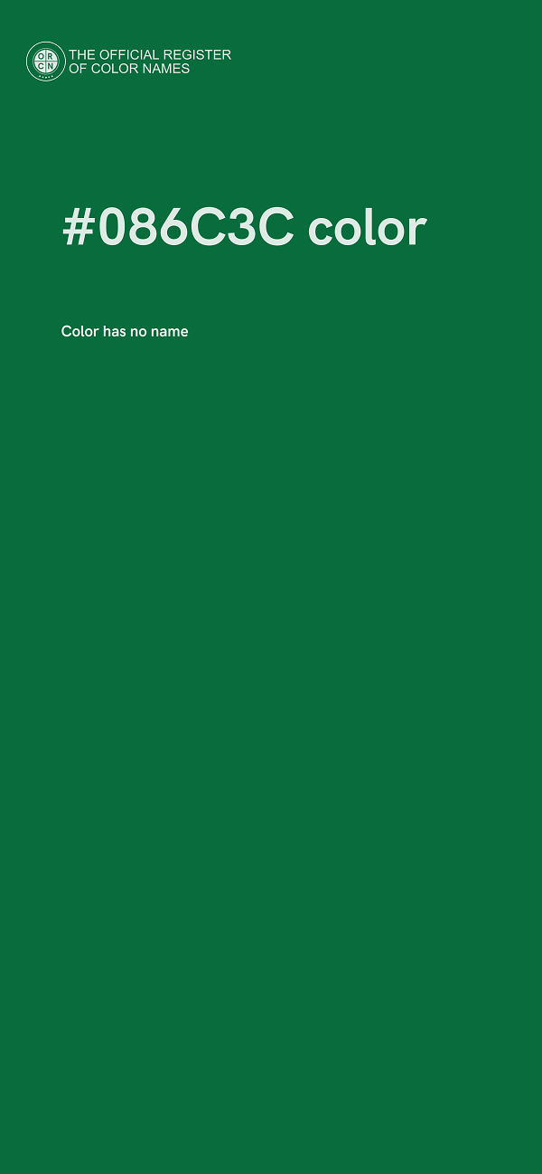 #086C3C color image