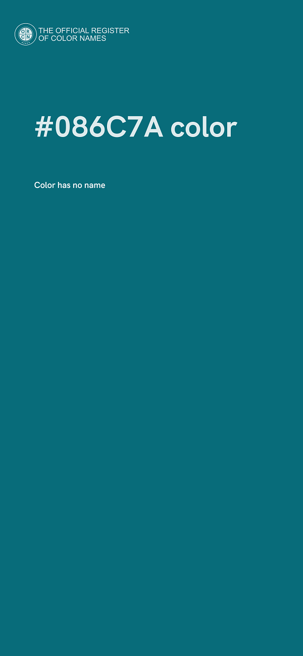 #086C7A color image