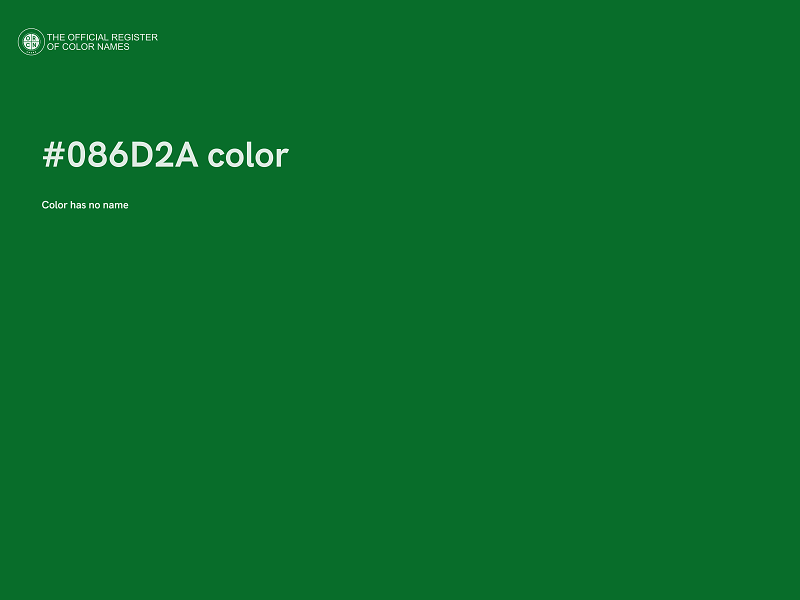 #086D2A color image