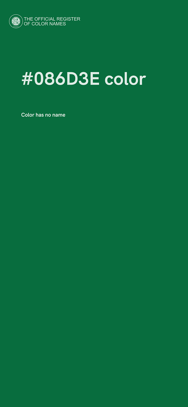 #086D3E color image
