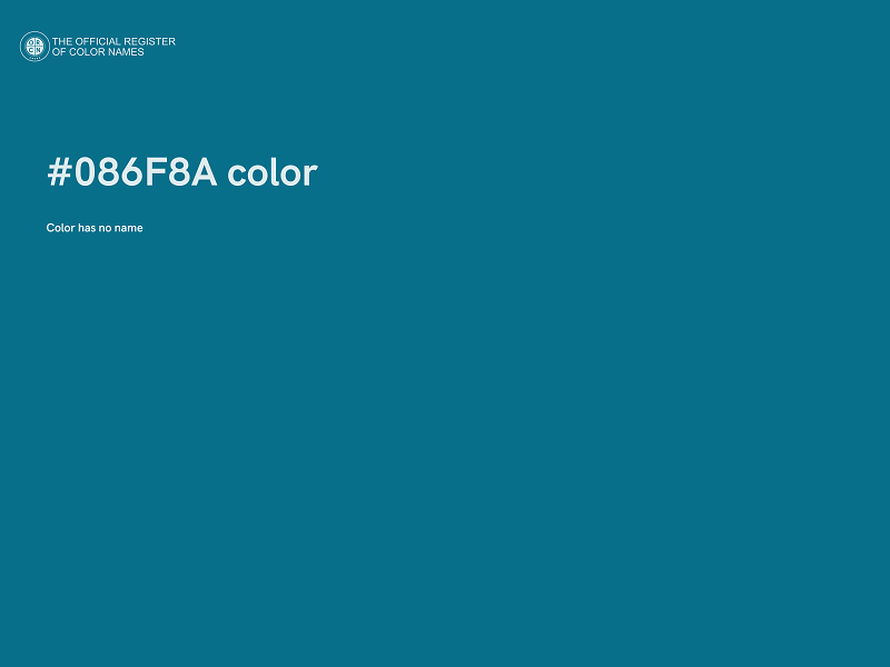 #086F8A color image